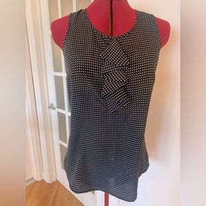 Jacob Black and White Polka Dot Top